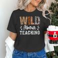 Wild About Teaching Teacher Lover Animals Leopard Zebra Unisex T-Shirt, gift for family, gift for coworker Wild About Teaching Teacher Lover Animals Leopard Zebra Unisex T-Shirt, gift for family, gift for coworker