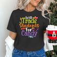 Will Trade Students For Candy Teacher Halloween Costume Unisex T-Shirt, gift for family, gift for coworker