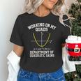 Working On My Quads Algebra Math Gym Teacher Unisex T-Shirt, gift for family, gift for coworker