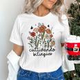Cultivando Bilingues Dual Language Crew Bilingual Teacher Men Women Girls Kids Unisex T-Shirt, gift for family, gift for coworker