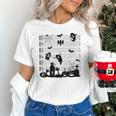 Halloween Music Note Clefs Spooky Ghost For Music Teacher Unisex T-Shirt, gift for family, gift for coworker