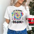 Let The Games Field Day Begin Tie Dye Adults Teacher Kids Unisex T-Shirt, gift for family, gift for coworker Let The Games Field Day Begin Tie Dye Adults Teacher Kids Unisex T-Shirt, gift for family, gift for coworker