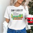 Can I Lick It Periodic Table Chart Science Teacher Unisex T-Shirt, Science Teacher Shirts, gift for family, gift for coworker Can I Lick It Periodic Table Chart Science Teacher Unisex T-Shirt, Science Teacher Shirts, gift for family, gift for coworker