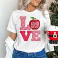 Love Kindergarten Cute Apple School Teacher Unisex T-Shirt, gift for family, gift for coworker Love Kindergarten Cute Apple School Teacher Unisex T-Shirt, gift for family, gift for coworker
