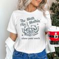 The Math Ain't Mathing Math Teacher Sarcastic Raccoon Unisex T-Shirt, gift for family, gift for coworker The Math Ain't Mathing Math Teacher Sarcastic Raccoon Unisex T-Shirt, gift for family, gift for coworker