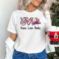 Peace Love Books Librarian Teacher Life Book Library Tie Dye Unisex T-Shirt, gift for family, gift for coworker Peace Love Books Librarian Teacher Life Book Library Tie Dye Unisex T-Shirt, gift for family, gift for coworker