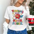 Retro Teaching Is My Superpower Apple Teacher Appreciation Unisex T-Shirt, gift for family, gift for coworker Retro Teaching Is My Superpower Apple Teacher Appreciation Unisex T-Shirt, gift for family, gift for coworker