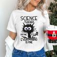 Science Teacher Appreciation Merch -Adults -Youth Grey Classic Fit Modern Science Theme Cartoon Unisex T-Shirt, Science Teacher Shirts, gift for family, gift for coworker Science Teacher Appreciation Merch -Adults -Youth Grey Classic Fit Modern Science Theme Cartoon Unisex T-Shirt, Science Teacher Shirts, gift for family, gift for coworker