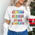 Teacher We Are Like a Box Of Crayons Back To School Unisex T-Shirt, gift for family, gift for coworker Teacher We Are Like a Box Of Crayons Back To School Unisex T-Shirt, gift for family, gift for coworker