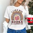 Teacher-TShirt I Like Big Books & I Cannot Lie Reading For Women Unisex T-Shirt, gift for family, gift for coworker