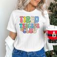 Tired Teachers Club Groovy Teachers Back To School Unisex T-Shirt, gift for family, gift for coworker Tired Teachers Club Groovy Teachers Back To School Unisex T-Shirt, gift for family, gift for coworker
