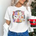 Trick Or Teach Retro Groovy Halloween Teacher Unisex T-Shirt, Groovy Teacher Shirts, gift for family, gift for coworker