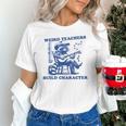 Weird Teachers Build Character Shirt Raccoon Teacher Unisex T-Shirt, gift for family, gift for coworker Weird Teachers Build Character Shirt Raccoon Teacher Unisex T-Shirt, gift for family, gift for coworker