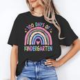 100th Day Of Kindergarten Teacher Kids 100 Days Smarter Women's T-Shirt, trending gift