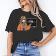 67 Math Teacher Skeleton Halloween Root 4489 Messy Bun Women Women's T-Shirt, trending gift 67 Math Teacher Skeleton Halloween Root 4489 Messy Bun Women Women's T-Shirt, trending gift