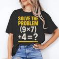67 Meme Math Teacher School 6-7 Brain Rot Six Seven Women's T-Shirt, trending gift 67 Meme Math Teacher School 6-7 Brain Rot Six Seven Women's T-Shirt, trending gift