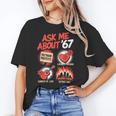 67 History Teacher Teacher 6 7 Overuse '67 Women's T-Shirt, History Teacher Gifts, trending gift