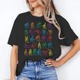 ABC Sign Language Chart Teacher Hand Letter Alphabet ASL Women's T-Shirt, trending gift ABC Sign Language Chart Teacher Hand Letter Alphabet ASL Women's T-Shirt, trending gift