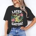 Alligator Later Gator Teacher Summer Last Day Fun Women's T-Shirt, trending gift