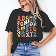 Alphabet Hi Back To School ABC Pre K Kindergarten Teacher Women's T-Shirt, trending gift Alphabet Hi Back To School ABC Pre K Kindergarten Teacher Women's T-Shirt, trending gift