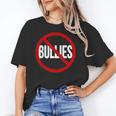 Anti Bullying No Bullies School Teacher Student Kindness Women's T-Shirt, trending gift