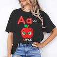 A Is For Apple Pre-K Kindergarten Teacher Student Women's T-Shirt, trending gift A Is For Apple Pre-K Kindergarten Teacher Student Women's T-Shirt, trending gift