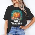 Art Teacher Pumpkin Painting Halloween Costume Women's T-Shirt, trending gift