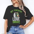 Art Teachers Love Brains Shirt Halloween Zombie Teaching Tee Men Women Kids Women's T-Shirt, trending gift Art Teachers Love Brains Shirt Halloween Zombie Teaching Tee Men Women Kids Women's T-Shirt, trending gift