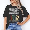 Theatre Teacher Drama Lover Theatre Mask Drama Teacher Women's T-Shirt, trending gift Theatre Teacher Drama Lover Theatre Mask Drama Teacher Women's T-Shirt, trending gift