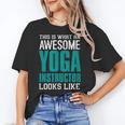 This Is What An Awesome Yoga Instructor Yoga Teacher Women's T-Shirt, trending gift This Is What An Awesome Yoga Instructor Yoga Teacher Women's T-Shirt, trending gift
