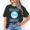 Biology Facts Science Teacher Student Biologist Women's T-Shirt, Science Teacher Gifts, trending gift