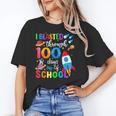 I Blasted Through 100 Days Of School 100th Day Teacher Kids Women's T-Shirt, trending gift I Blasted Through 100 Days Of School 100th Day Teacher Kids Women's T-Shirt, trending gift
