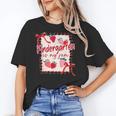 Bow Strawberry Kindergarten Is My Jam Teacher Kinder Team Women's T-Shirt, trending gift