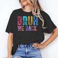 Bruh We Back Teachers Retro Back To School Boys Girls Kids Women's T-Shirt, trending gift Bruh We Back Teachers Retro Back To School Boys Girls Kids Women's T-Shirt, trending gift
