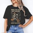 Bruh The Math Ain’t Mathin Halloween Skeleton Math Teacher Women's T-Shirt, trending gift Bruh The Math Ain’t Mathin Halloween Skeleton Math Teacher Women's T-Shirt, trending gift
