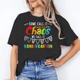 Some Call It Chaos We Call It Kindergarten Teacher Women's T-Shirt, trending gift Some Call It Chaos We Call It Kindergarten Teacher Women's T-Shirt, trending gift