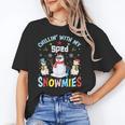Chillin With My Sped Snowmies Teacher Student Christmas Women's T-Shirt, trending gift Chillin With My Sped Snowmies Teacher Student Christmas Women's T-Shirt, trending gift