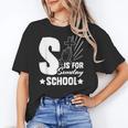 Christian Teacher S Is For Sunday School Essentials Women's T-Shirt, trending gift