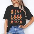 Christmas Math Teacher Equation Gingerbread With Santa Hat Men Women Women's T-Shirt, trending gift