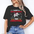 Christmas Math Teacher Hippopotenuse Math Lovers Xmas Women's T-Shirt, trending gift Christmas Math Teacher Hippopotenuse Math Lovers Xmas Women's T-Shirt, trending gift