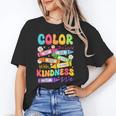 Color The World With Kindness Teachers Back To School Women's T-Shirt, trending gift