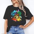 Cool Art For Men Women Artist Teacher Painter Artists Paint Women's T-Shirt, trending gift