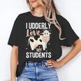 Cow Teacher Lover Women's T-Shirt, trending gift