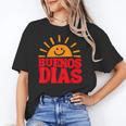 Cute Bilingual Spanish Teacher Buenos Dias Sunshine Women's T-Shirt, trending gift Cute Bilingual Spanish Teacher Buenos Dias Sunshine Women's T-Shirt, trending gift