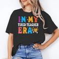 Cute Coffee Glass Face Happy Day In My Tired Teacher ERA For Men Women Women's T-Shirt, trending gift Cute Coffee Glass Face Happy Day In My Tired Teacher ERA For Men Women Women's T-Shirt, trending gift