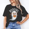 Cute Ghost Book Reading Halloween Teacher Women's T-Shirt, trending gift Cute Ghost Book Reading Halloween Teacher Women's T-Shirt, trending gift