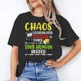 Daycare Teacher School Chaos Coordinator Toddler Tamer For Men Women Kids Women's T-Shirt, trending gift