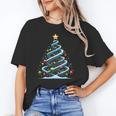 DNA Helix Christmas Tree Scientist Biology Science Teacher Women's T-Shirt, Science Teacher Gifts, trending gift DNA Helix Christmas Tree Scientist Biology Science Teacher Women's T-Shirt, Science Teacher Gifts, trending gift