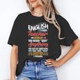English Teacher Women's T-Shirt, English Teacher Gifts, trending gift