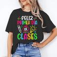 Feliz Primer Dia De Clases Kids Girl Teacher Spanish School Women's T-Shirt, trending gift Feliz Primer Dia De Clases Kids Girl Teacher Spanish School Women's T-Shirt, trending gift